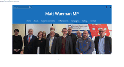 Desktop Screenshot of mattwarman.co.uk