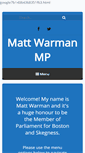 Mobile Screenshot of mattwarman.co.uk