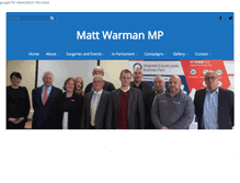 Tablet Screenshot of mattwarman.co.uk